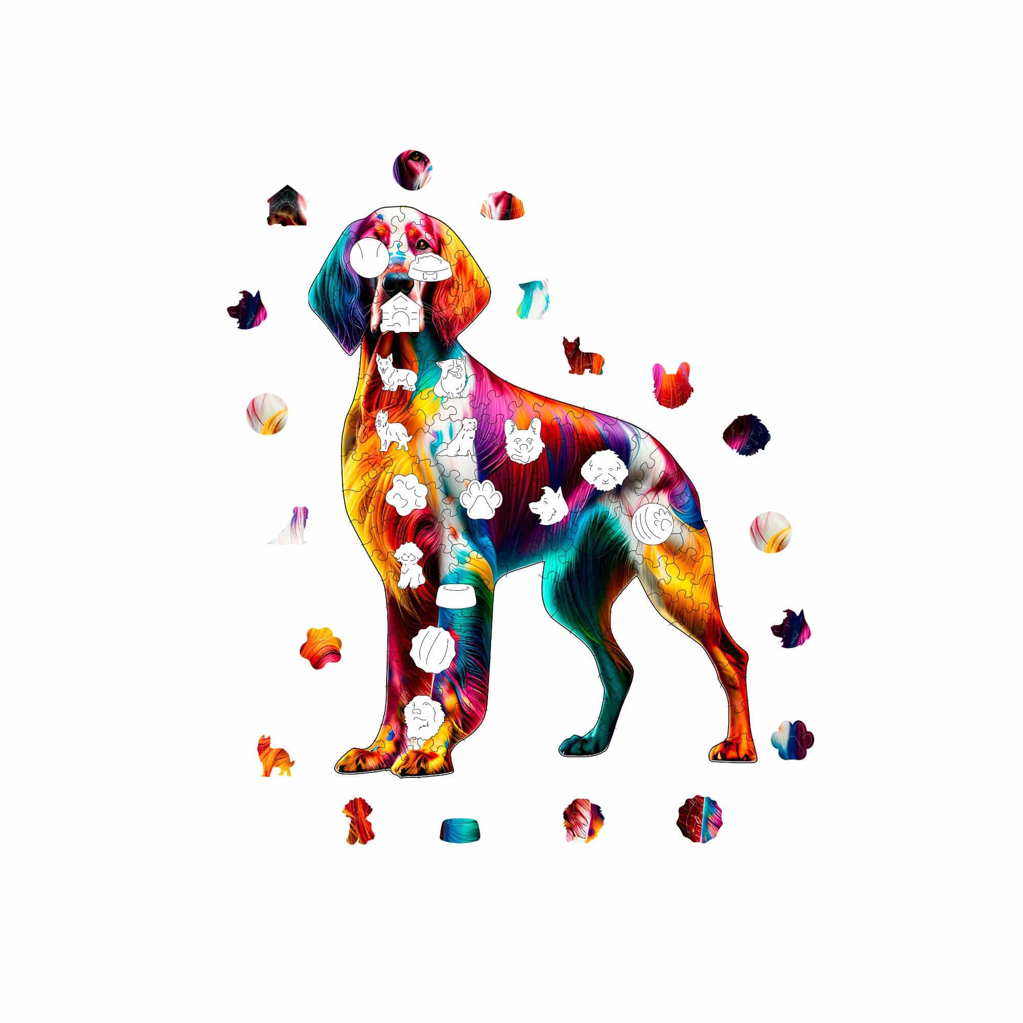 English Setter Dog - Jigsaw Puzzle