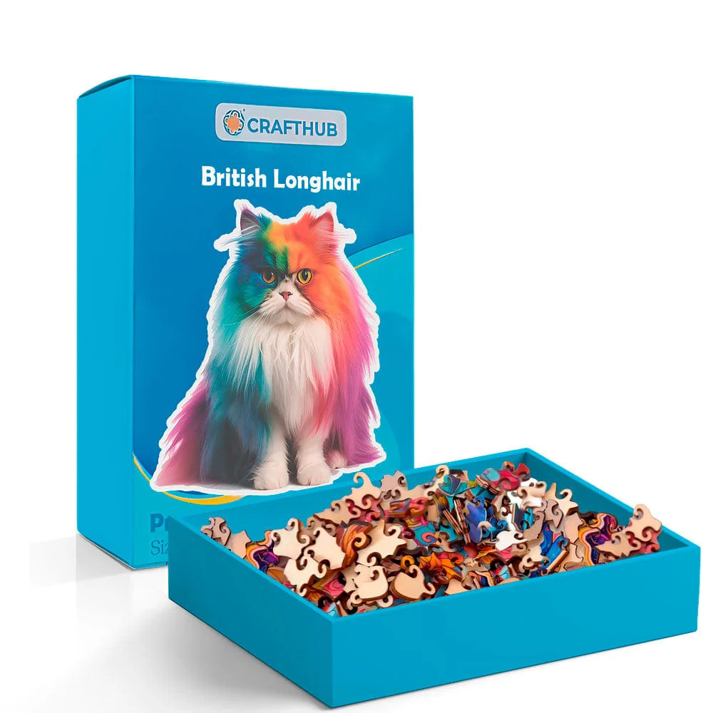 British Longhair Cat - Jigsaw Puzzle