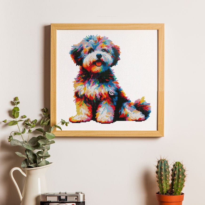 Poochon Dog - Diamond Painting Kit