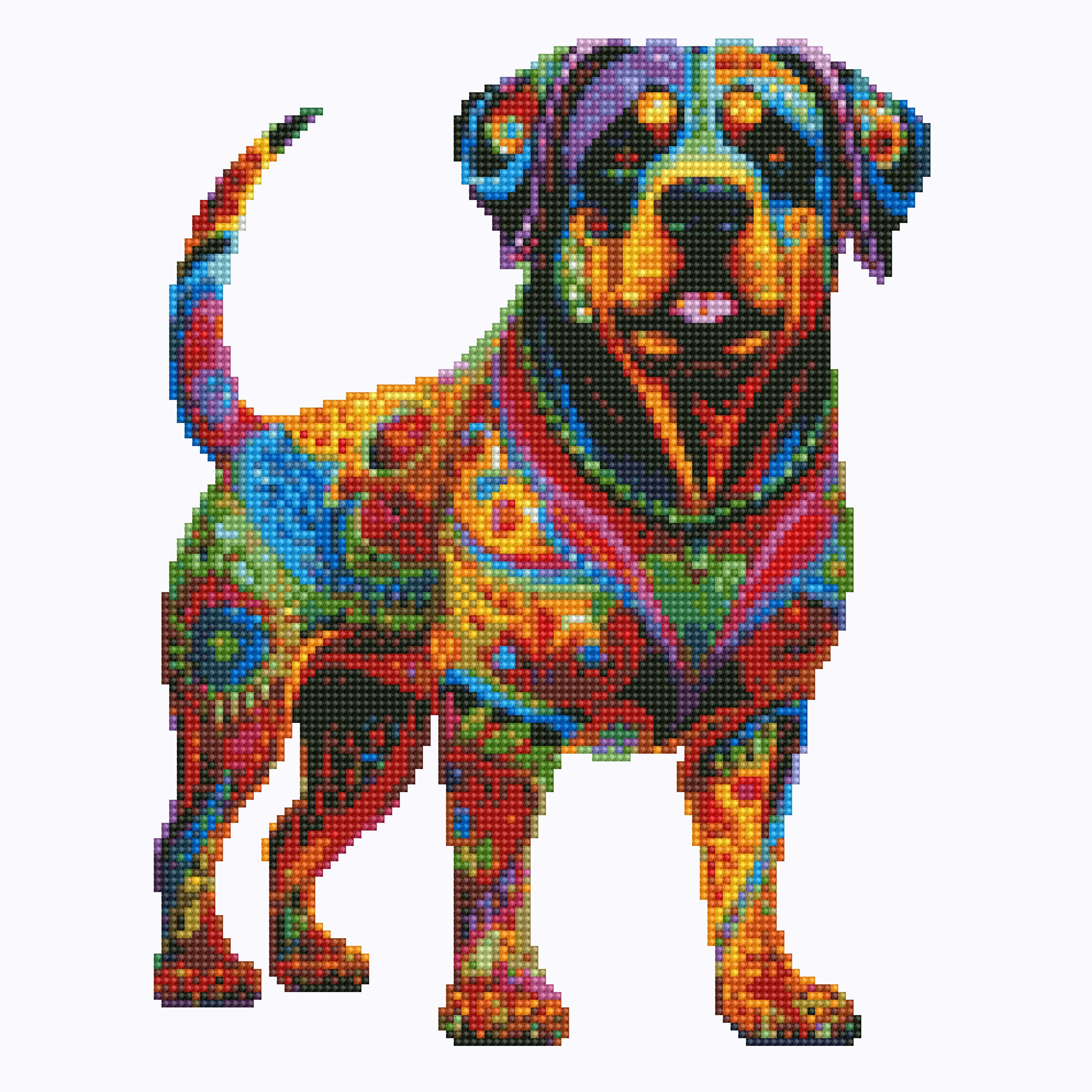 Rottweiler Dog - Diamond Painting Kit