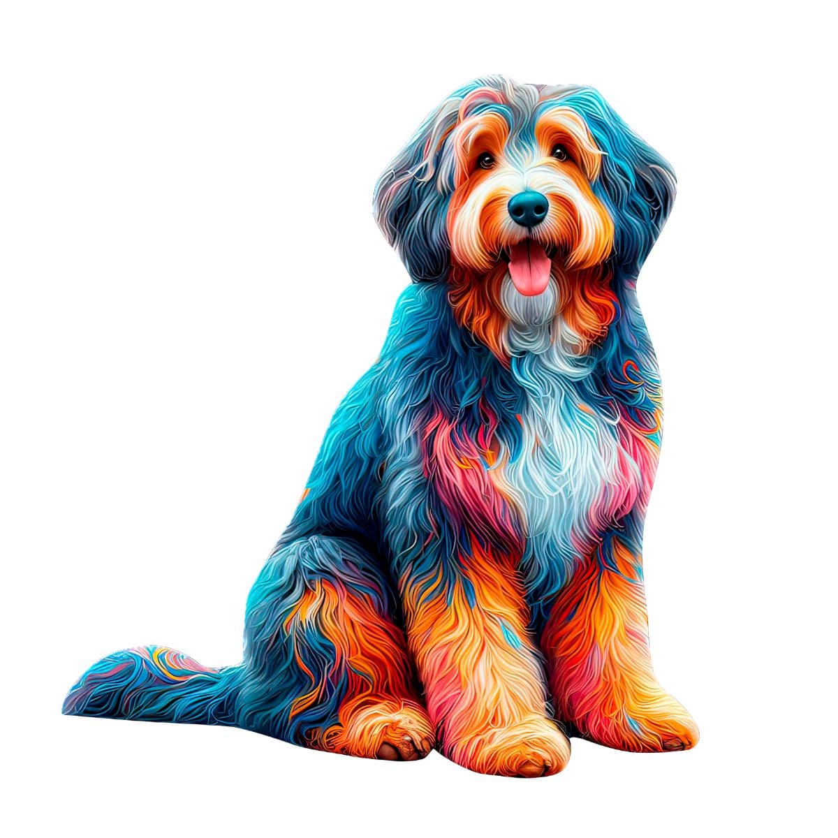 Aussiedoodle Dog - Jigsaw Puzzle