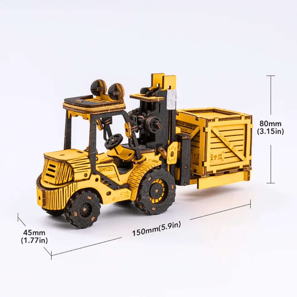 Forklift Engineering Vehicle 3D Puzzle