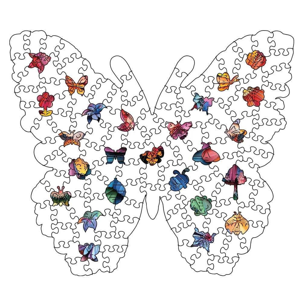 Floral Butterfly - Jigsaw Puzzle