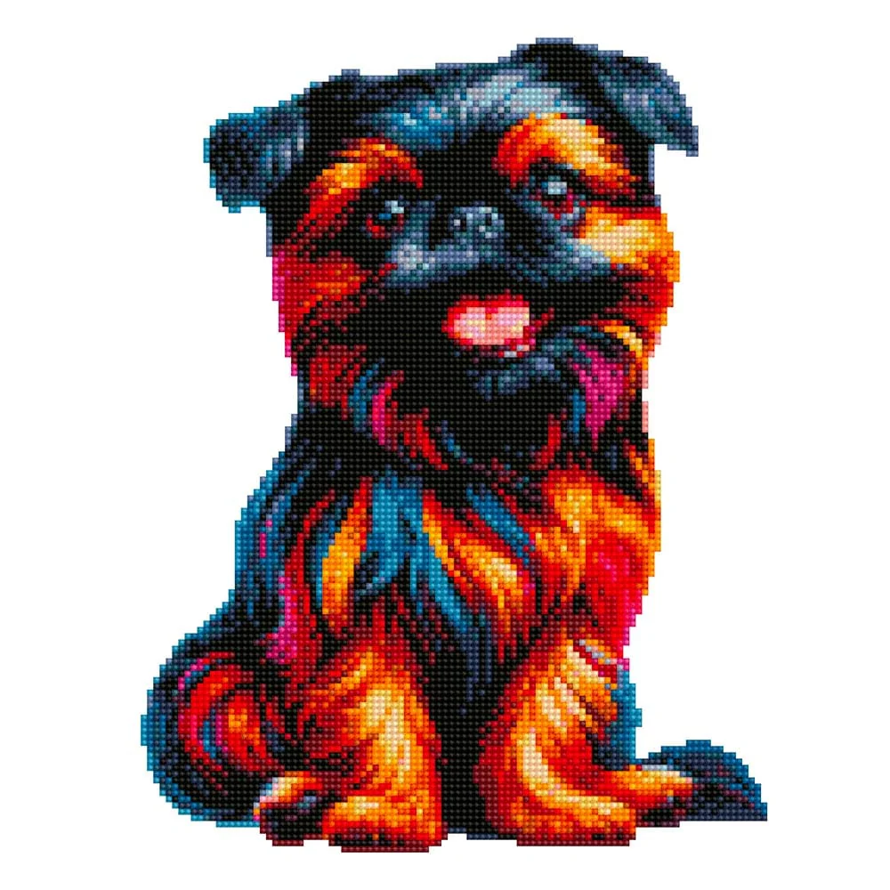 Brussels Griffon Dog - Diamond Painting Kit