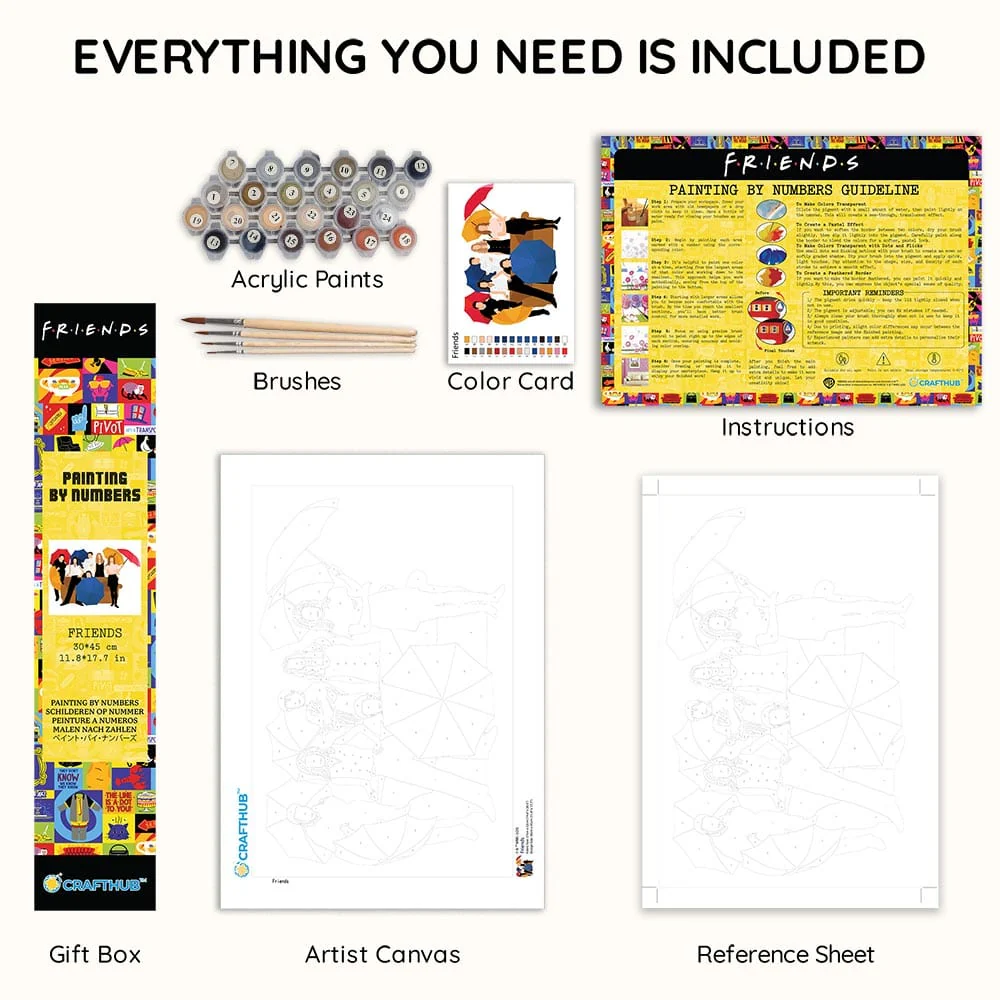 Friends - Paint By Numbers Kit