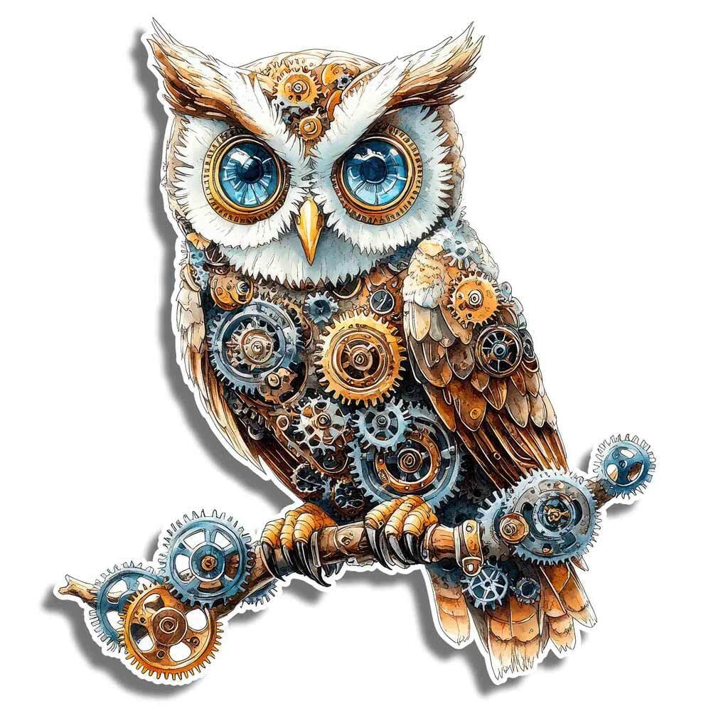 Steampunk Owl - Jigsaw Puzzle