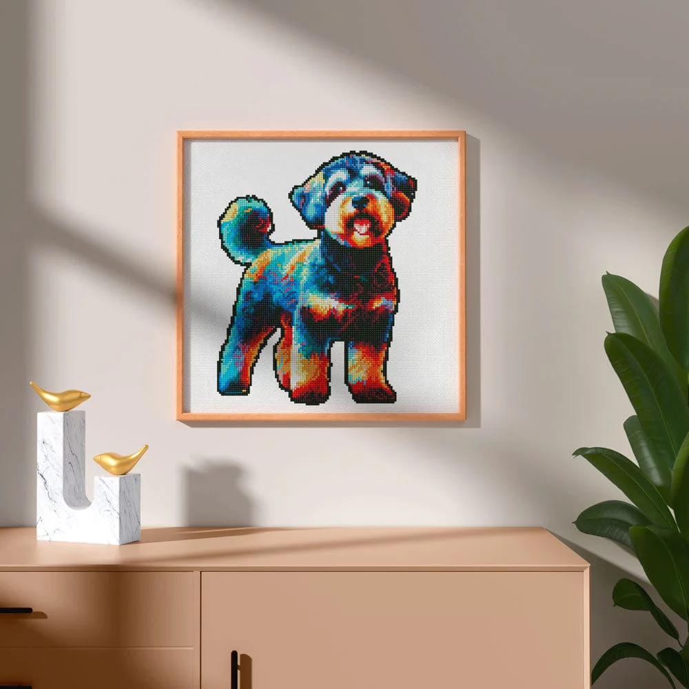 Schnoodle Dog - Diamond Painting Kit