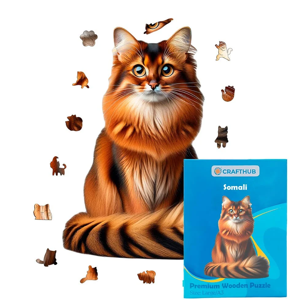Somali Cat - Jigsaw Puzzle