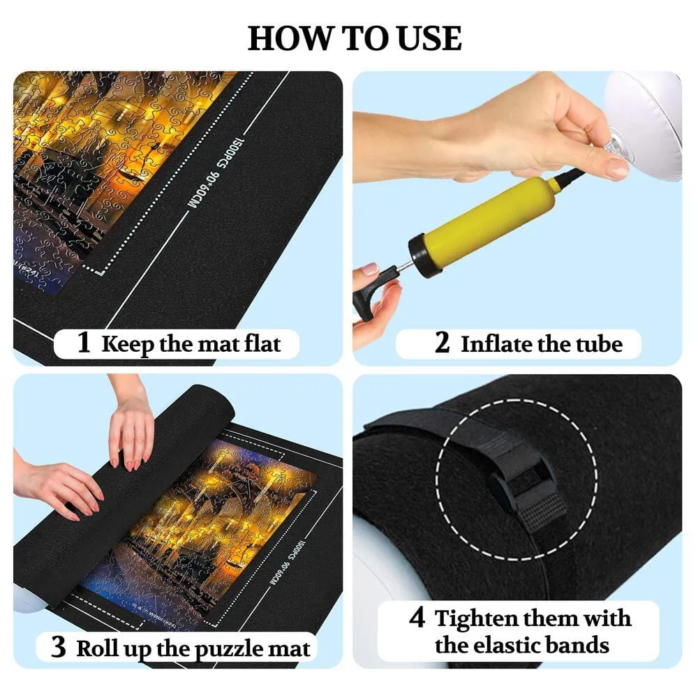 Puzzle Mat Roll Up for Puzzle Storage