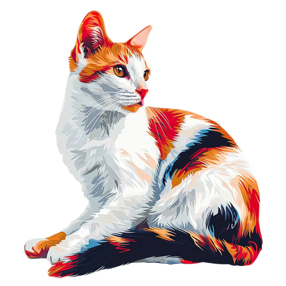 American Wirehair Cat - Jigsaw Puzzle