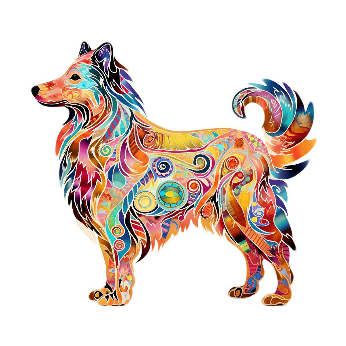 Rough Collie Dog - Jigsaw Puzzle