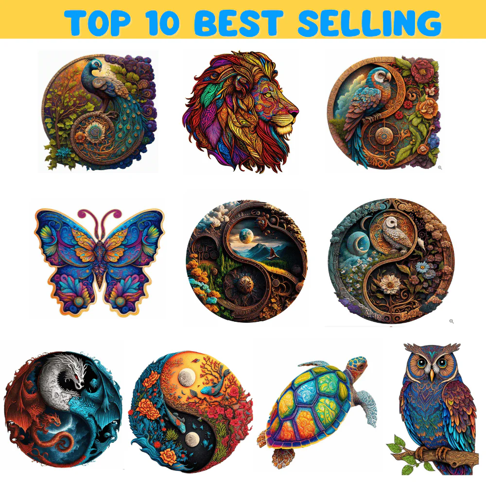 TOP 10 BEST SELLING Wooden Jigsaw Puzzles