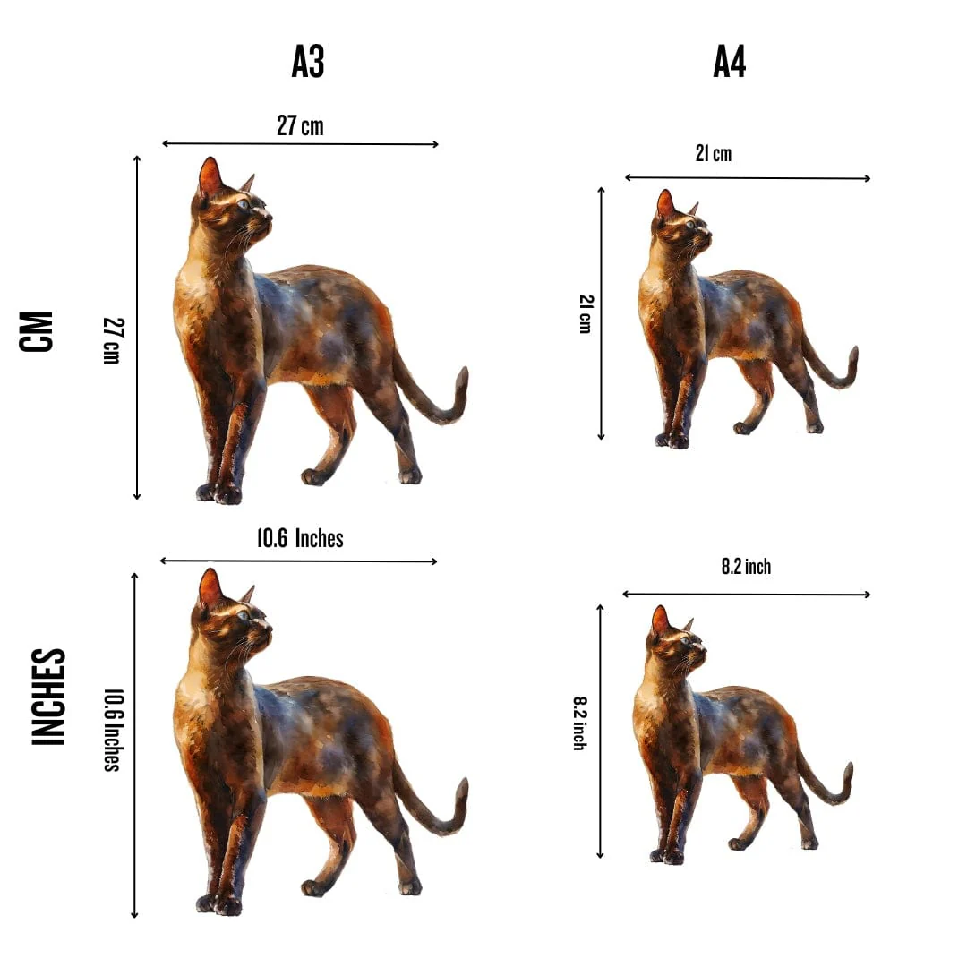 Havana Brown Cat - Jigsaw Puzzle
