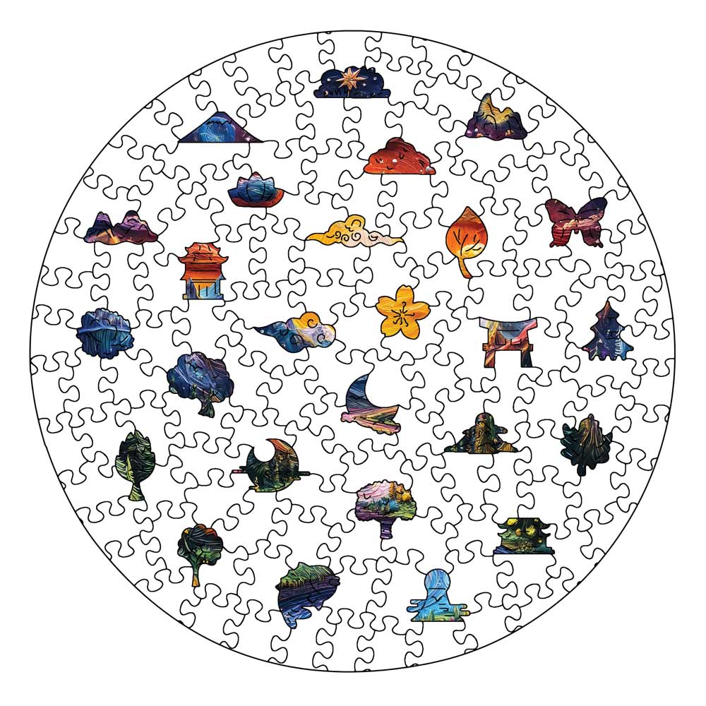 Sunlit Valley - Jigsaw Puzzle