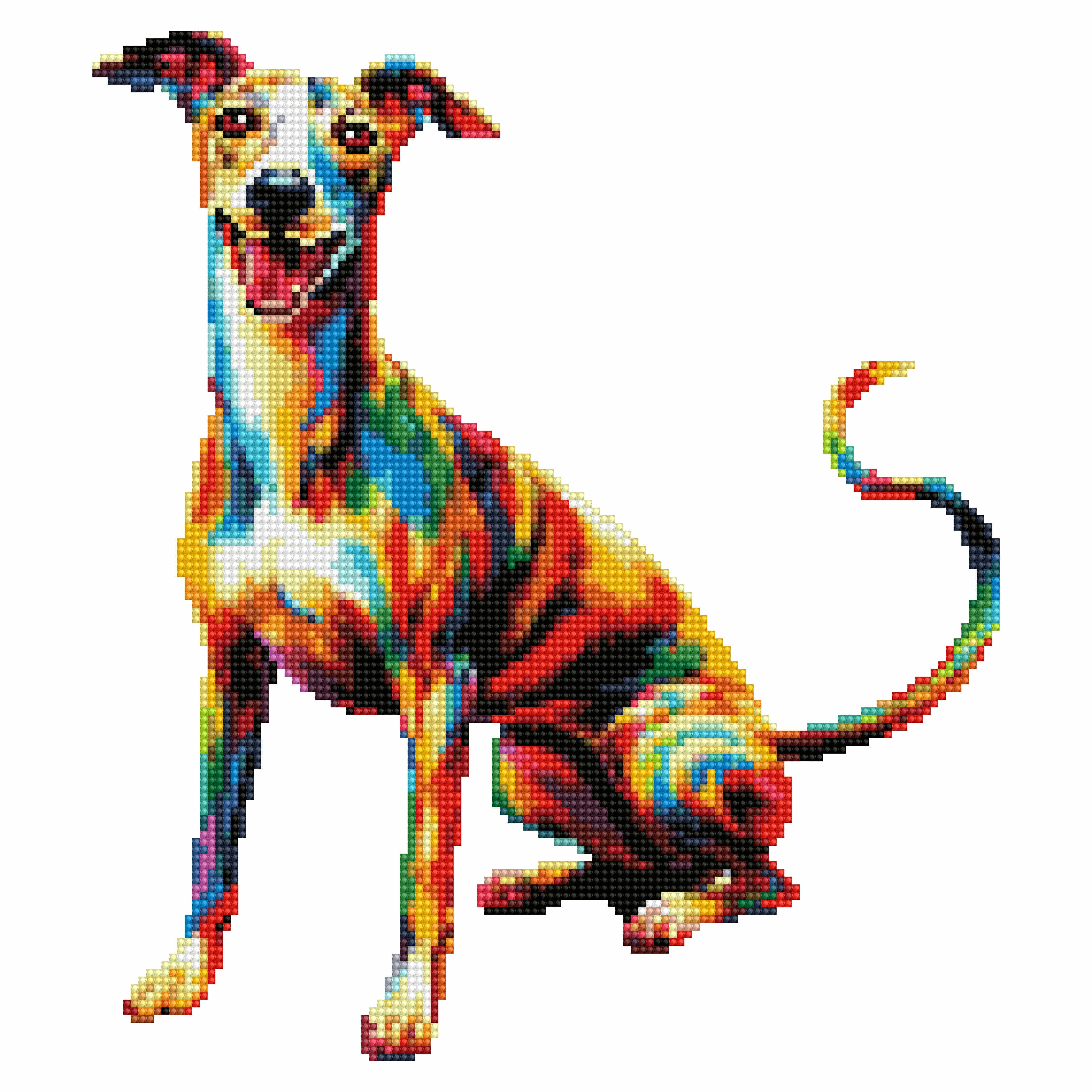Whippet Dog - Diamond Painting Kit