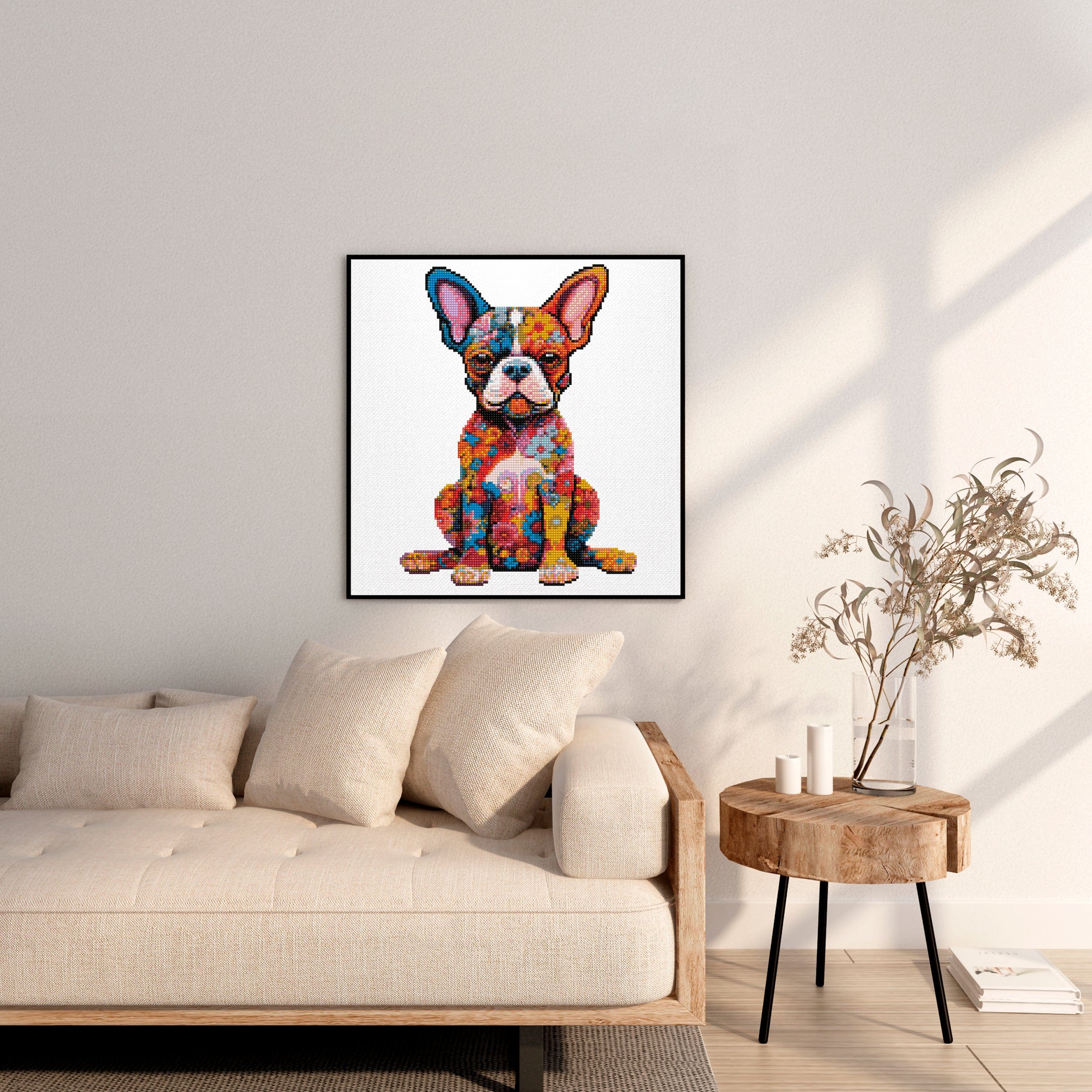 Boston Terrier Dog - Diamond Painting Kit