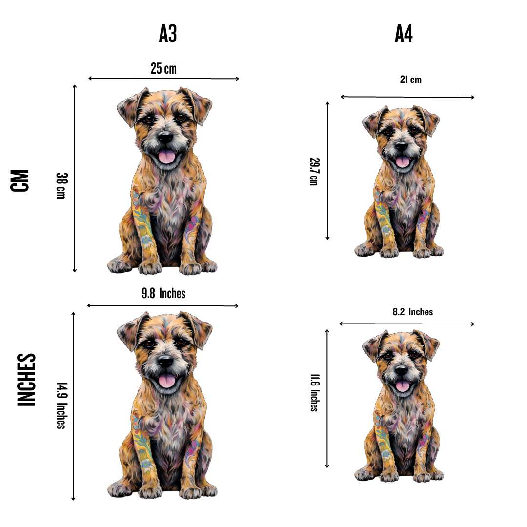 Border Terrier Dog - Jigsaw Puzzle