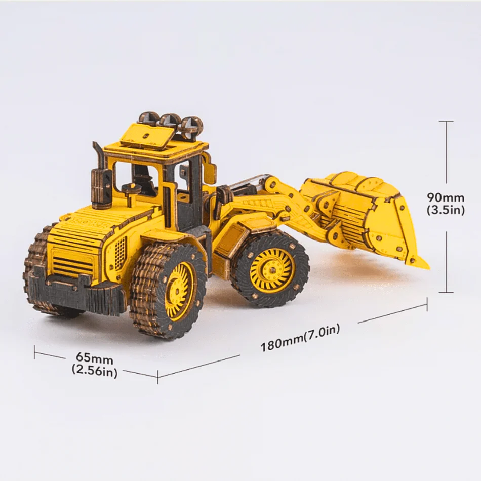 Bulldozer Engineering Vehicle 3D Puzzle