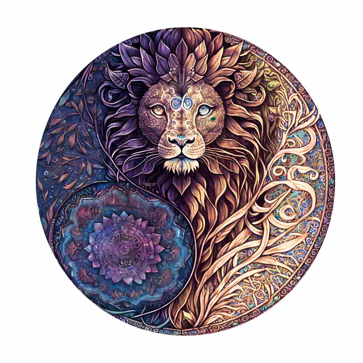 Lion Yin Yang - Jigsaw Puzzle