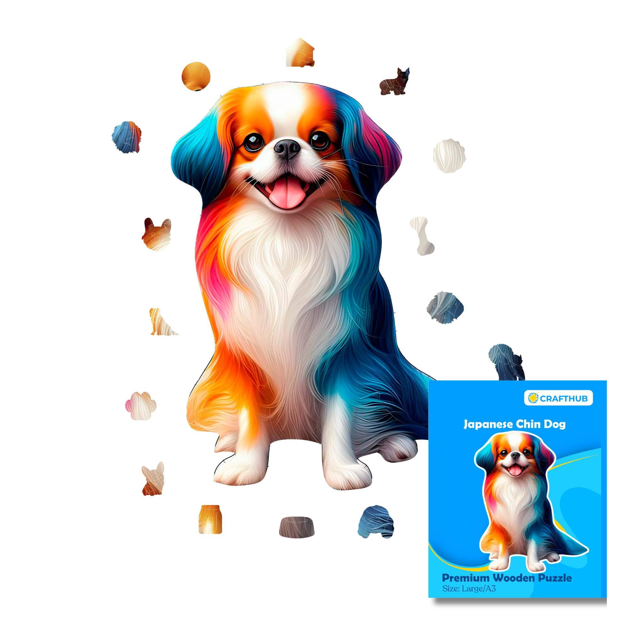 Japanese Chin Dog - Jigsaw Puzzle