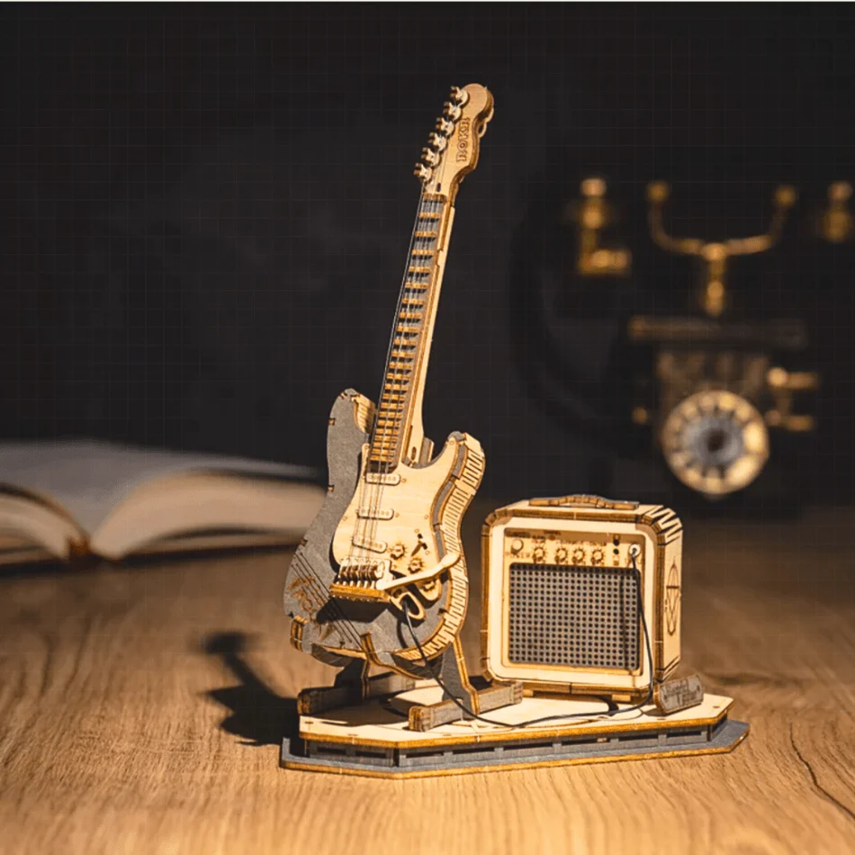 Electric Guitar Model 3D Puzzle