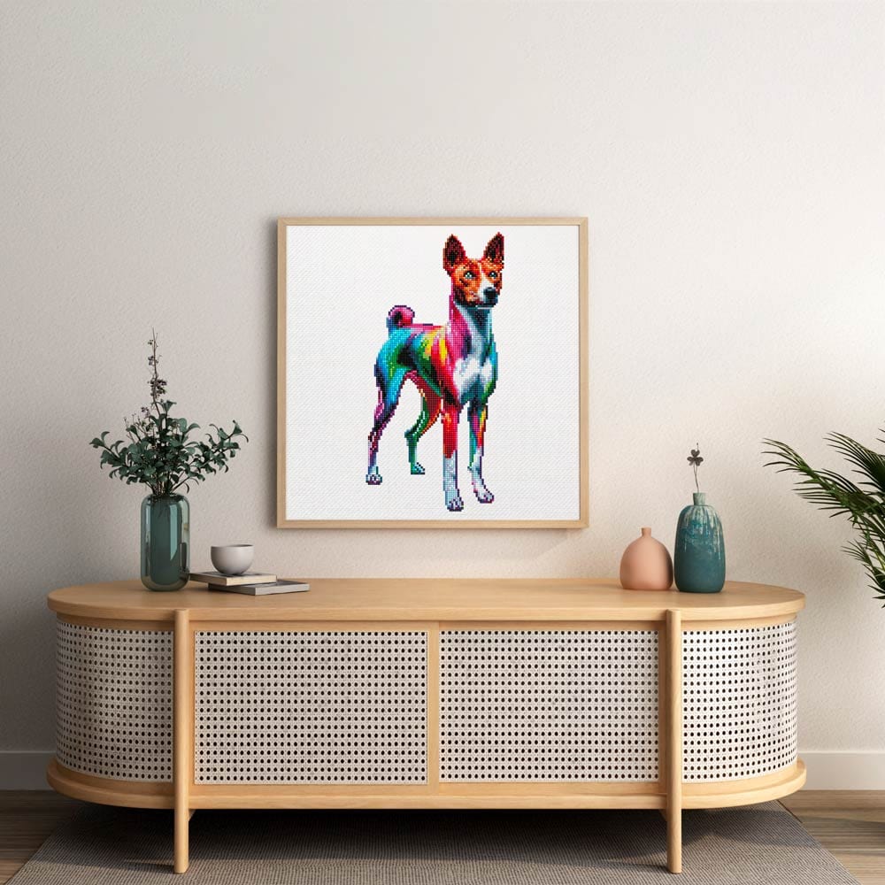 Basenji Dog - Diamond Painting Kit