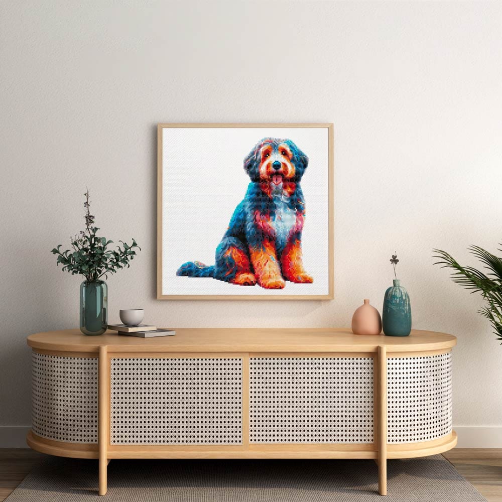 Aussiedoodle Dog - Diamond Painting Kit