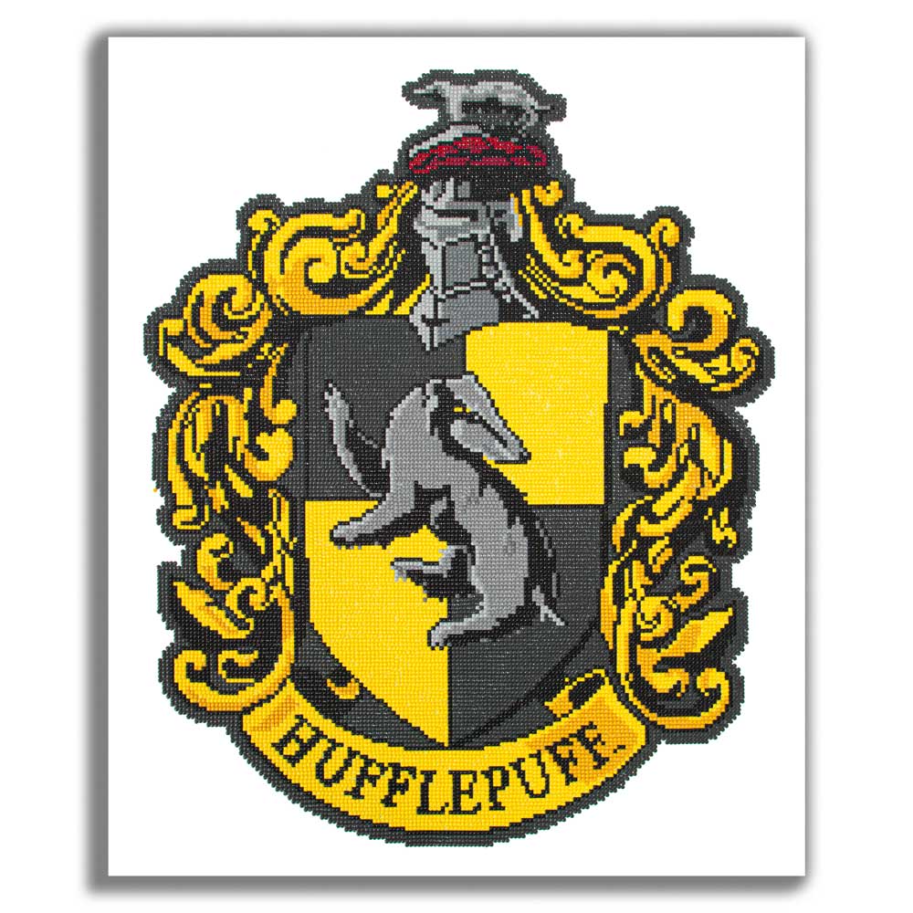Hufflepuff Crest - Diamond Painting Kit