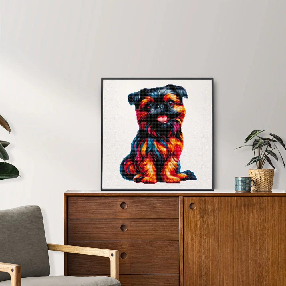Brussels Griffon Dog - Diamond Painting Kit