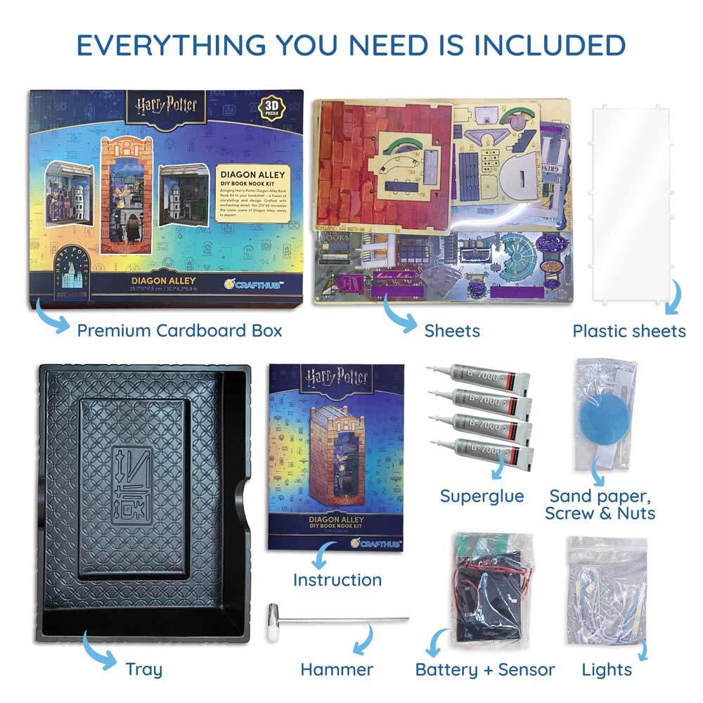 Harry Potter: Diagon Alley - DIY Book Nook Kit