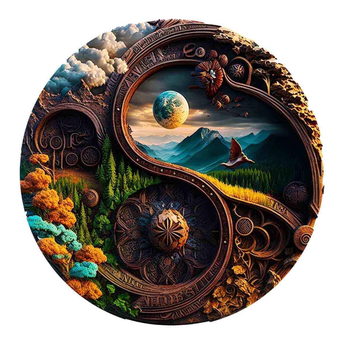 Heaven Yin Yang - Jigsaw Puzzle