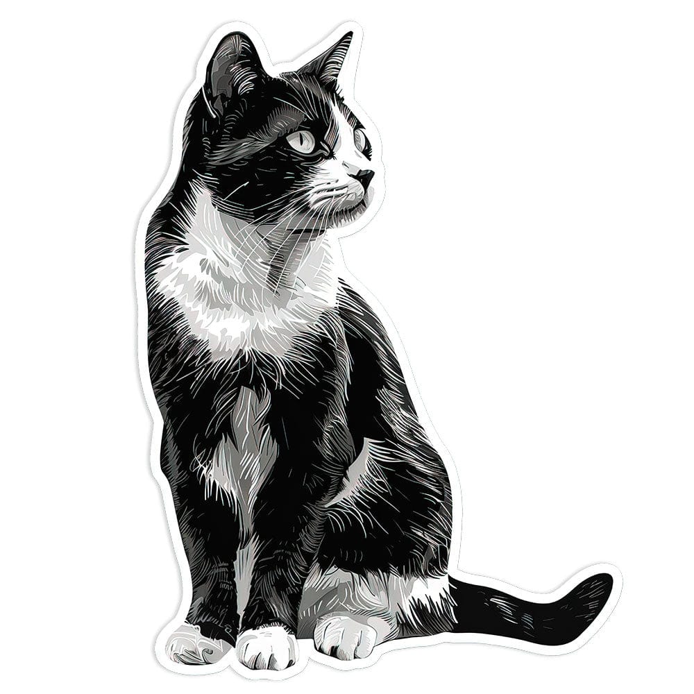 Black and White Cat - Jigsaw Puzzle