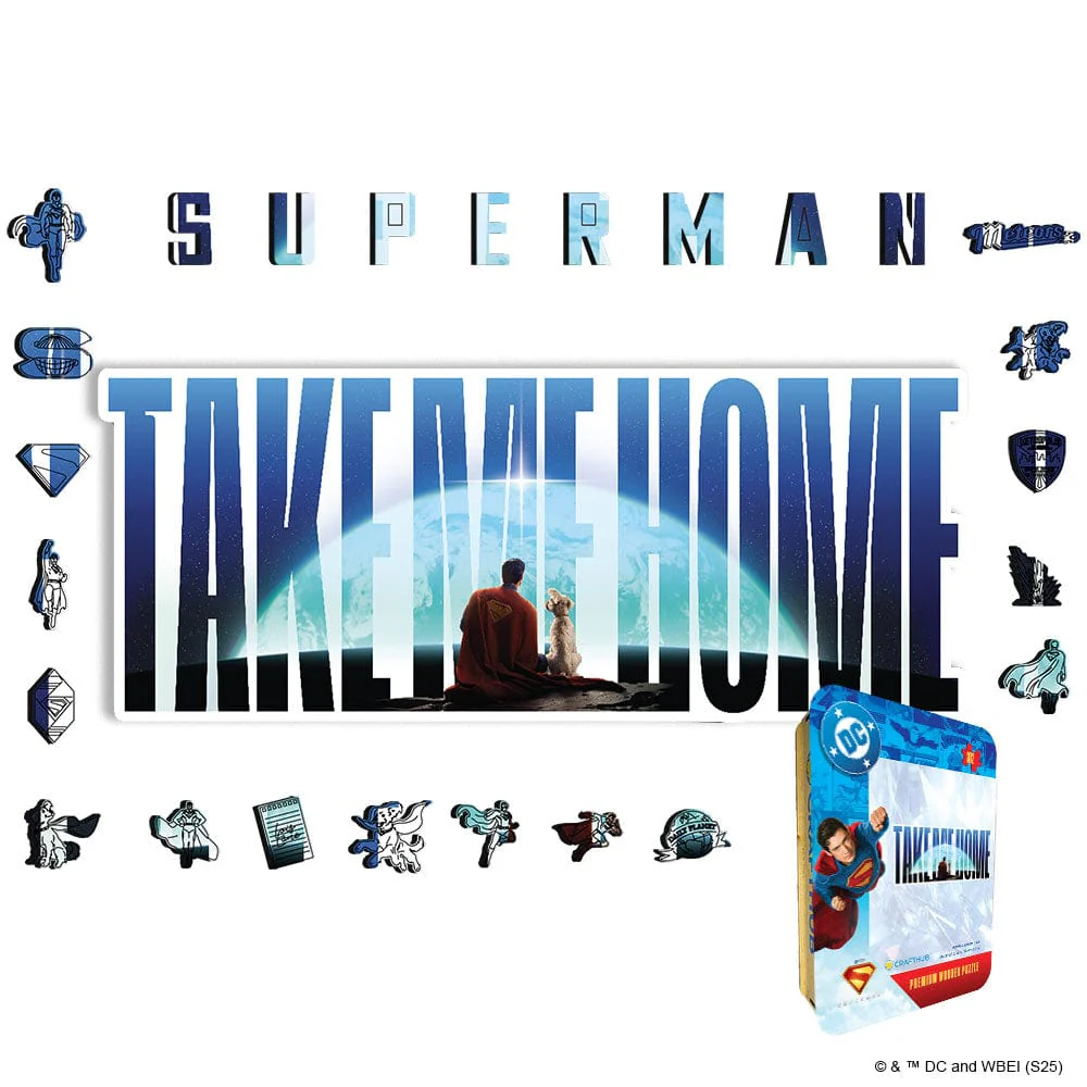 Superman Take Me Home - Wooden Jigsaw Puzzle