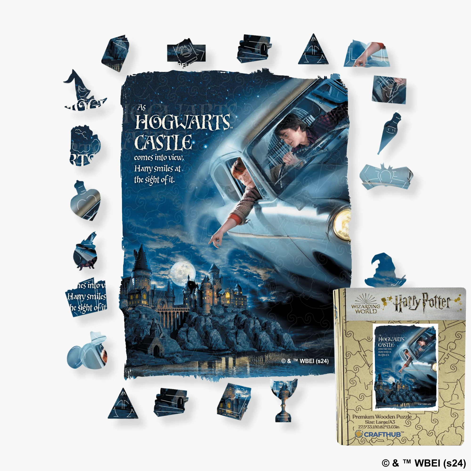 Harry Potter - Hogwarts Castle Journey Wooden Jigsaw Puzzle