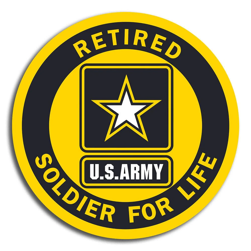 Retired Soldier For Life - Wooden Jigsaw Puzzle