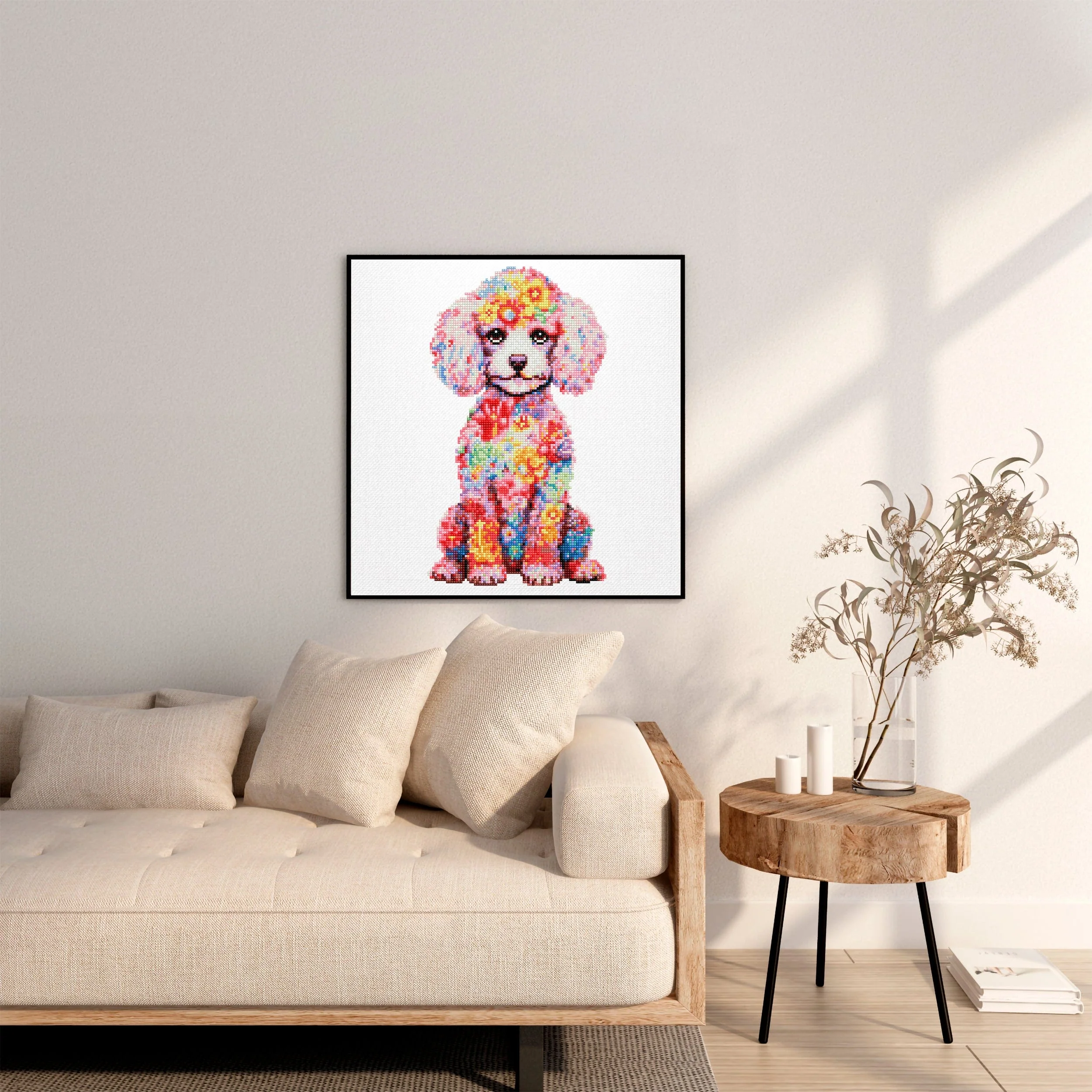 Poodle Dog - Diamond Painting Kit