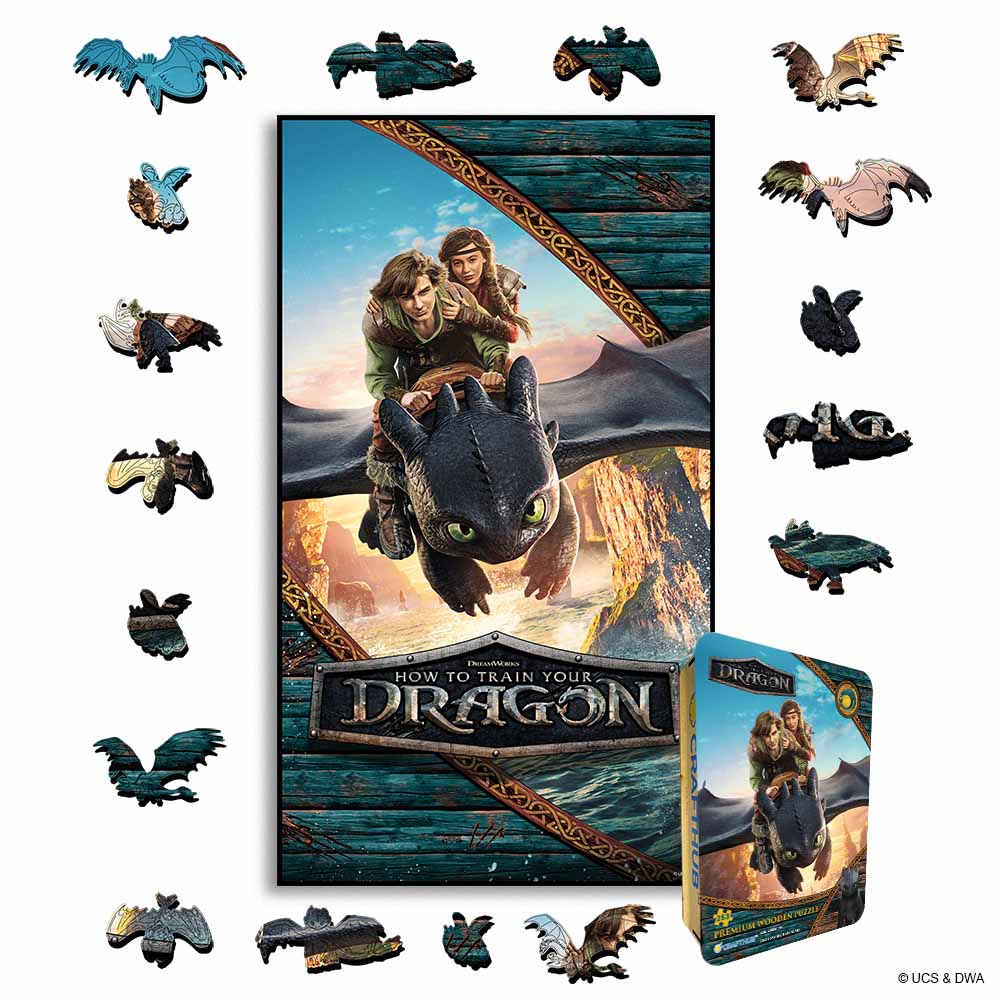 Sky Riders - Wooden Jigsaw Puzzle