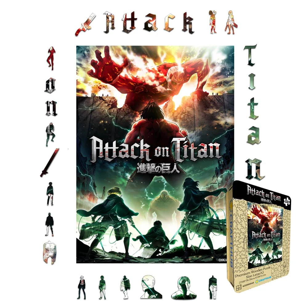 Final Battle Assault on Trost - Wooden Jigsaw Puzzle