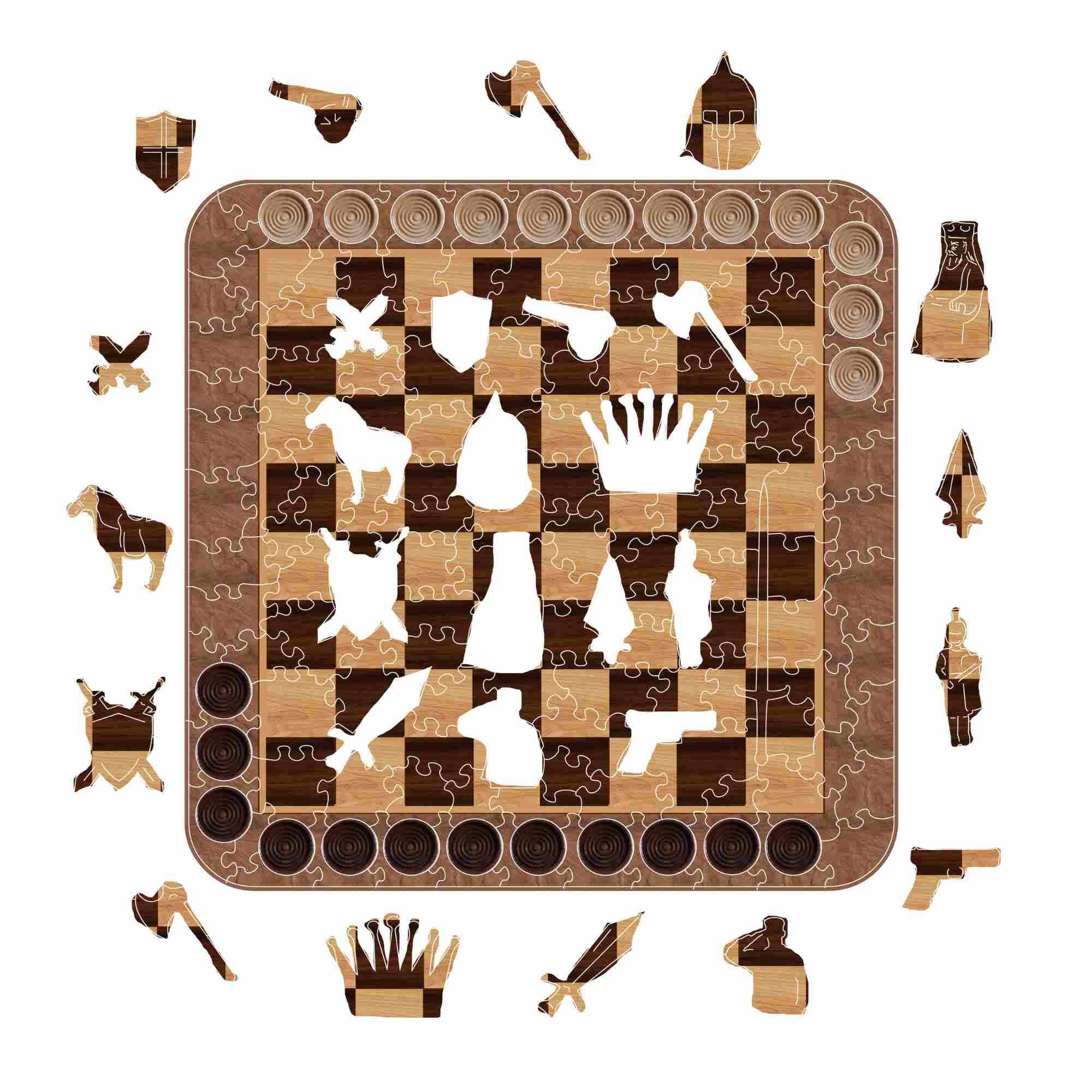 Checkers - Jigsaw Puzzle
