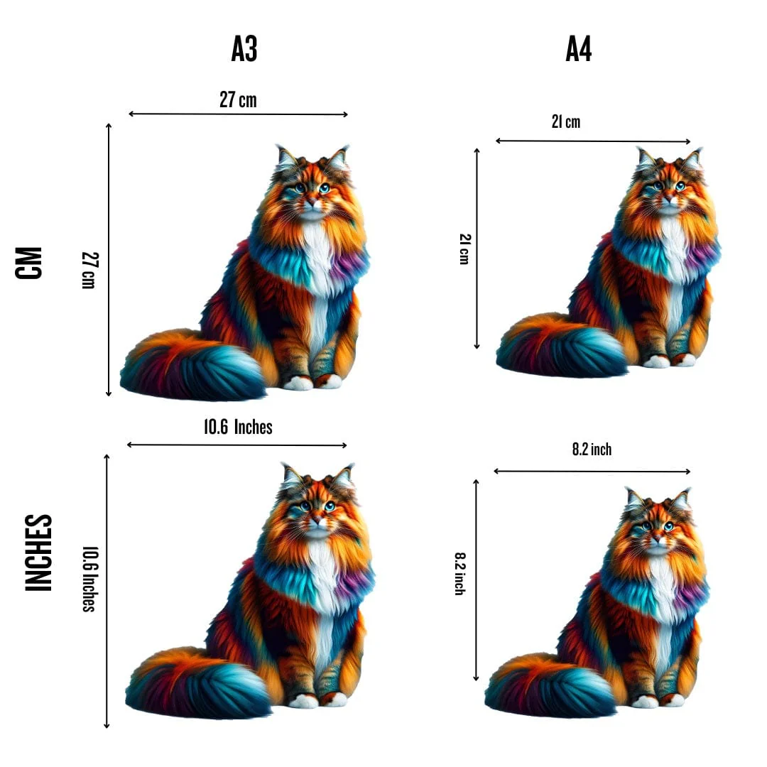 Norwegian Forest Cat - Jigsaw Puzzle