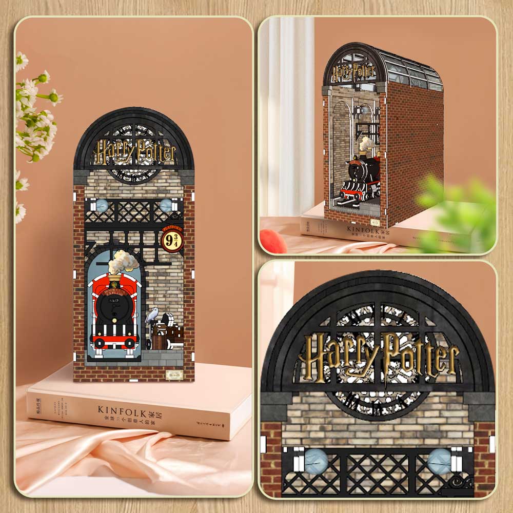 Harry Potter: Platform 9¾: Hogwarts Express Station - DIY Book Nook Kit