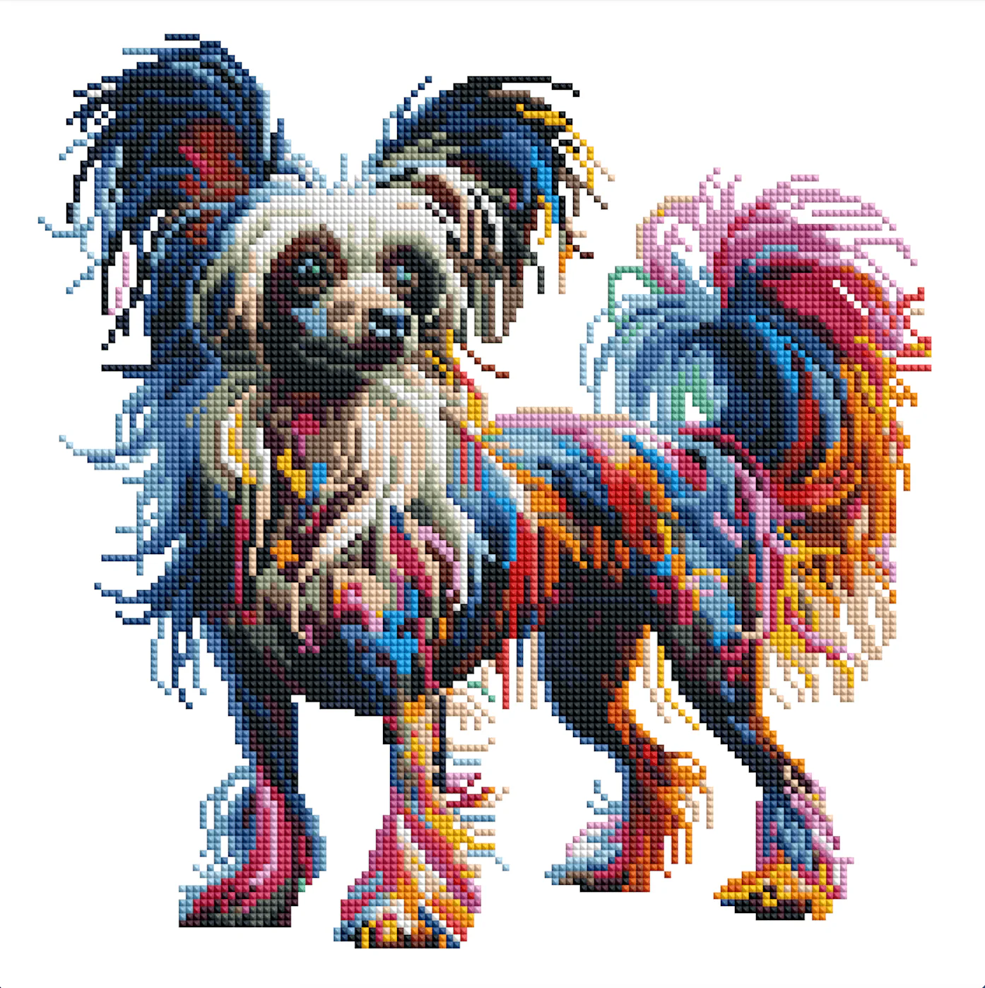 Chinese Crested Dog - Diamond Painting Kit