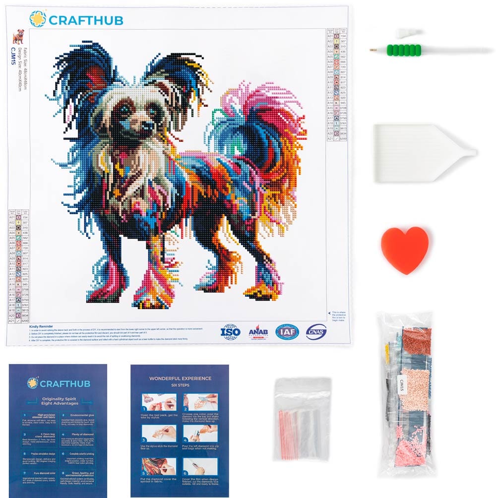 Chinese Crested Dog - Diamond Painting Kit