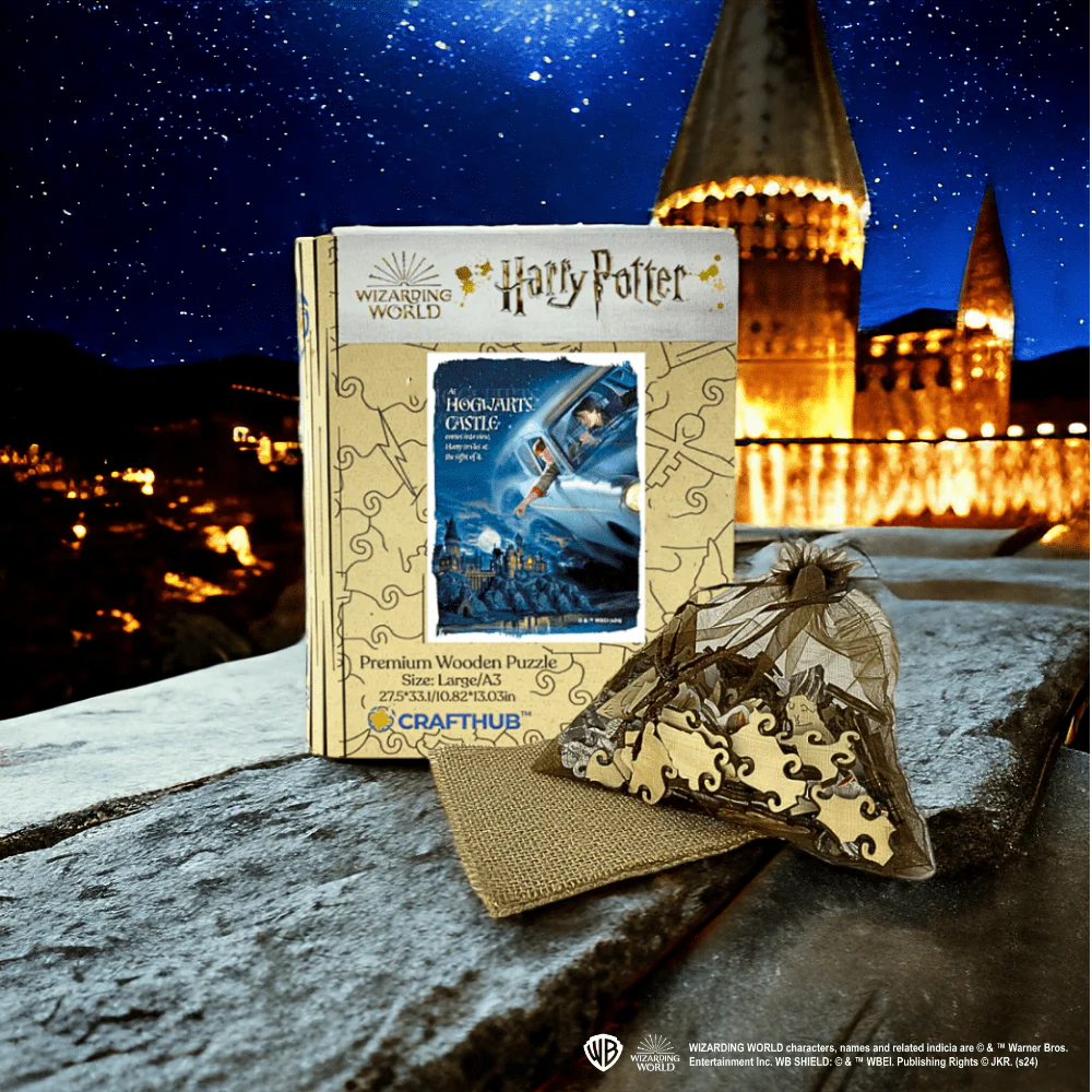 Harry Potter - Hogwarts Castle Journey Wooden Jigsaw Puzzle
