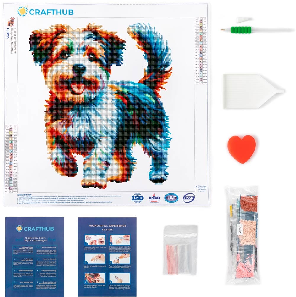 Jackapoo Dog - Diamond Painting Kit
