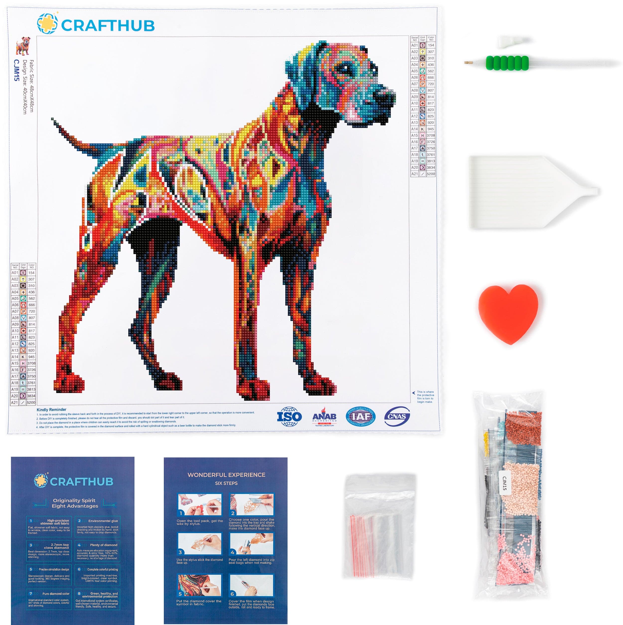 Dalmatian Dog - Diamond Painting Kit