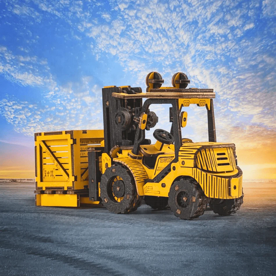 Forklift Engineering Vehicle 3D Puzzle