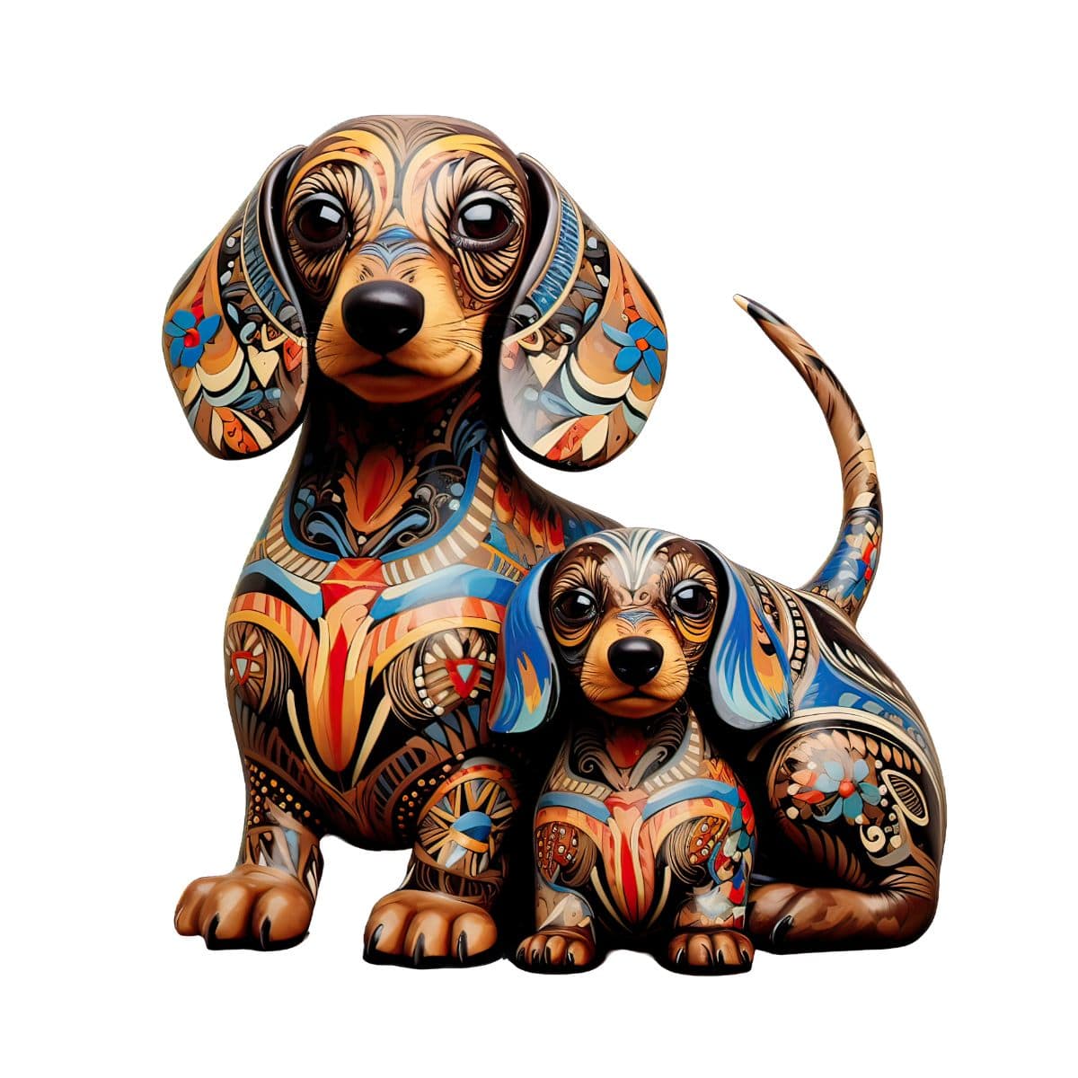 Dachshund Dog Family - Jigsaw Puzzle