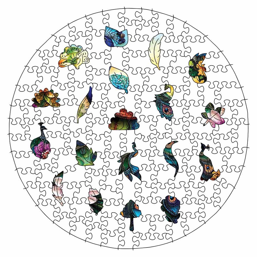 Blossom Peacock - Jigsaw Puzzle