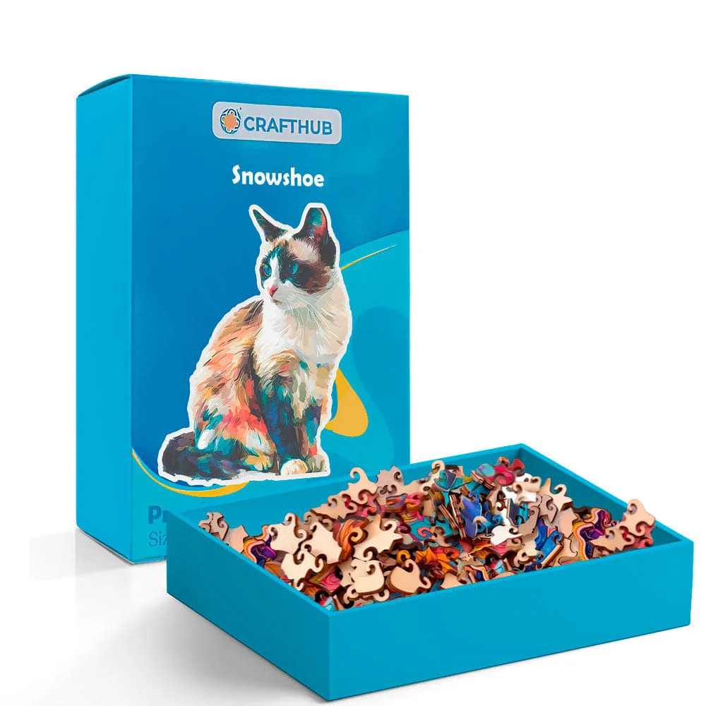 Snowshoe Cat - Jigsaw Puzzle